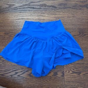 Aerie Offline Vibrant Blue Athletic Shorts